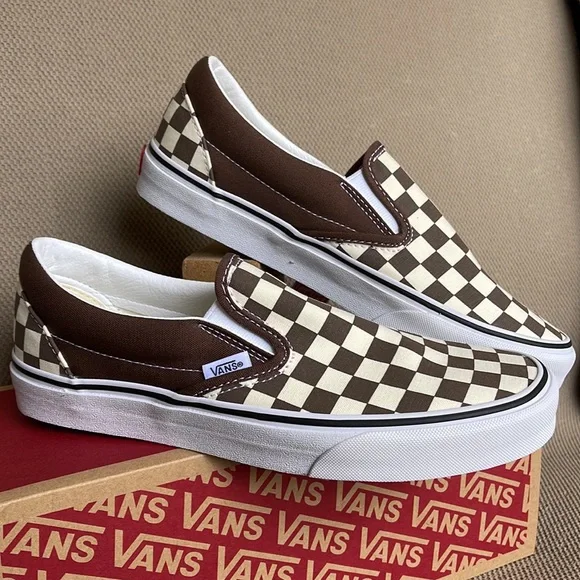 Vans Classic Slip-On Checkerboard Randrm / True White WMNS - Picture 7 of 16
